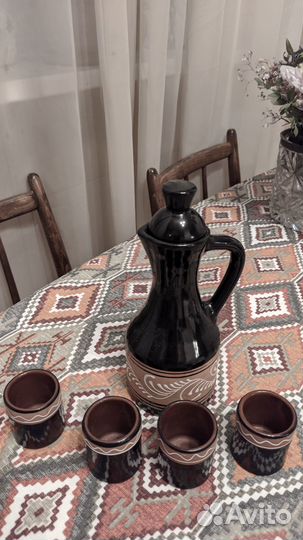 Коньячный набор керамический СССР 1978