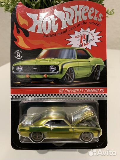 Hot wheels RLC 69 chevrolet camaro ss