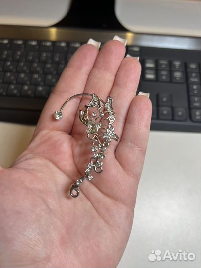 Каффы серьги