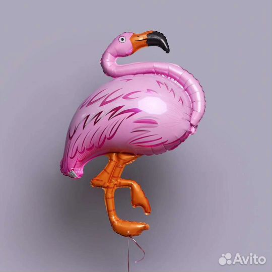 Воздушные шары гелиевые фламинго кошка единорог