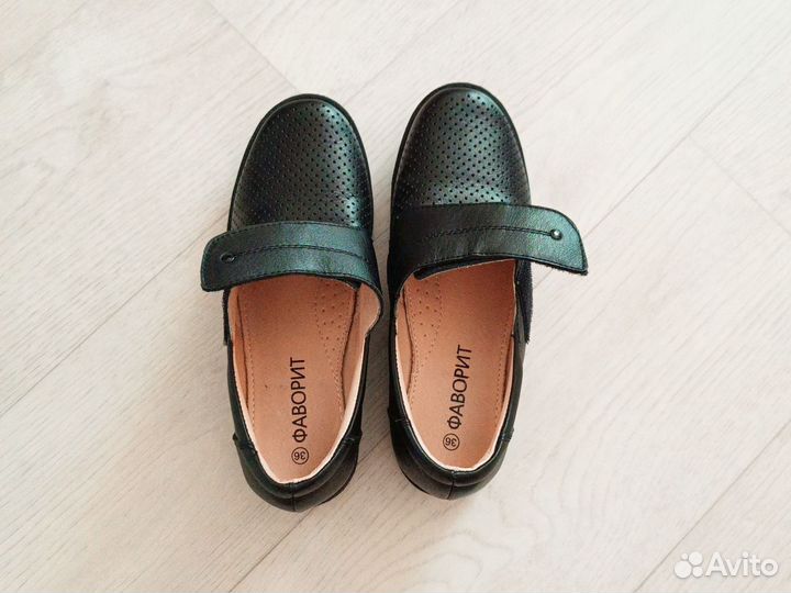 Школьные туфли 36р