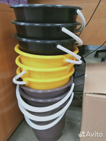 Тазы и вёдра пластиковые