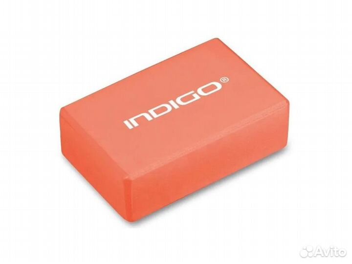 Блок для йоги и фитнеса Indigo 22,8x15,2x7,6 см