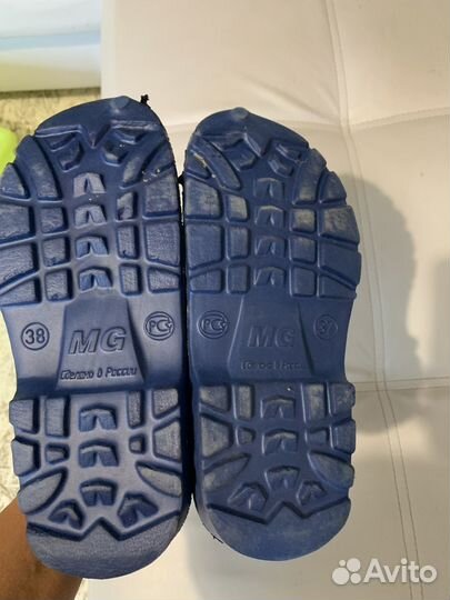 Галоши утепленные