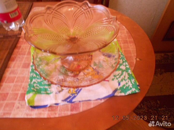 Вазы СССР(карамельное стекло)