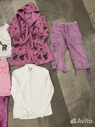 Детские вещи пакетом для девочек 8-10 лет