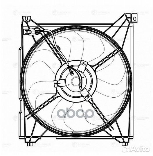 Вентилятор радиатора охлаждения hyundai sonata