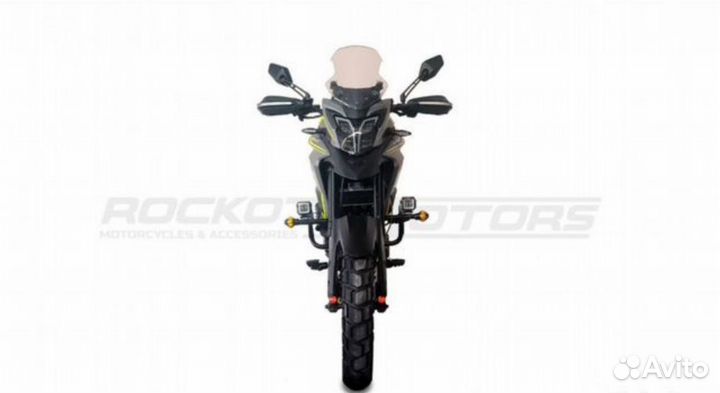Мотоцикл турэндуро rockot dakar 250 серый/зеленый