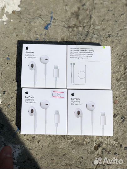 Наушники Apple EarPods lightning. Оригинал