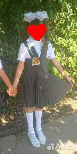 Школьная форма, блузки, кардиган, юбка, сарафан