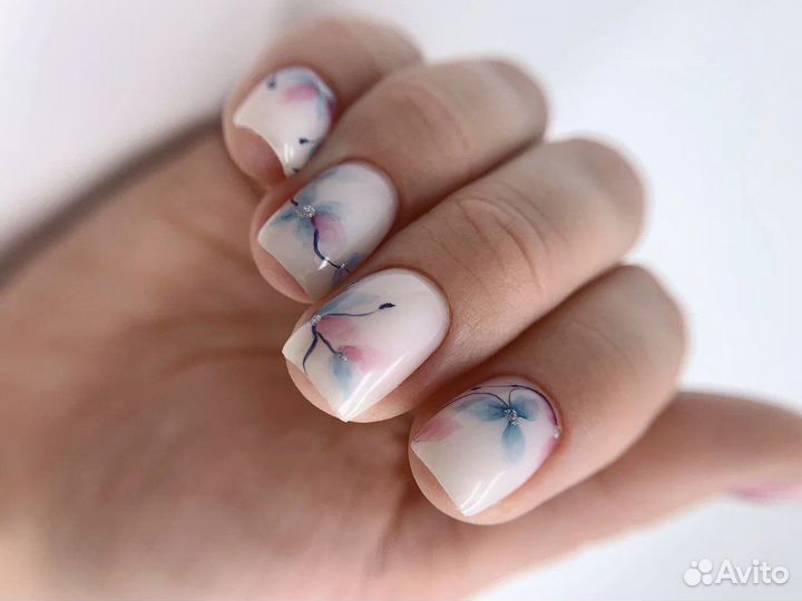 Маникюр с покрытием гель лак