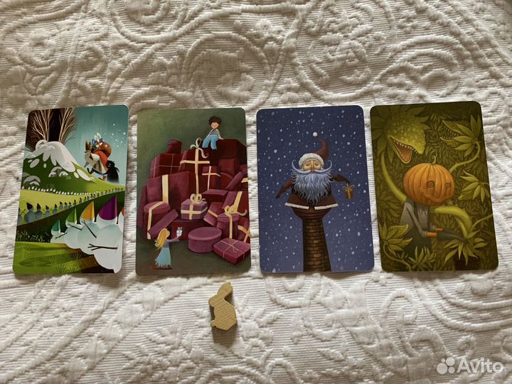 Настольная игра Dixit + 2 дополнения + 4 карты