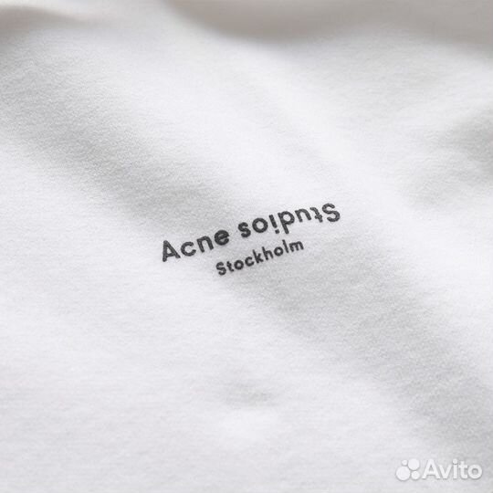 Худи Acne Reverse-logo hooded