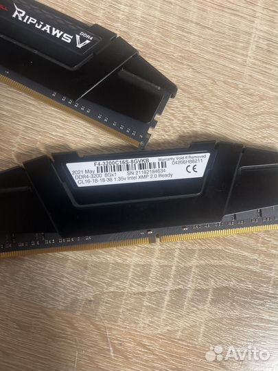 Оперативная память ddr4 3200 8х8