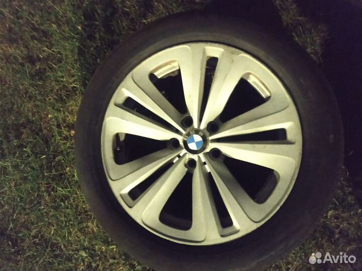 Колёса литые с резиной бмв 4 шт + диск bmw f01
