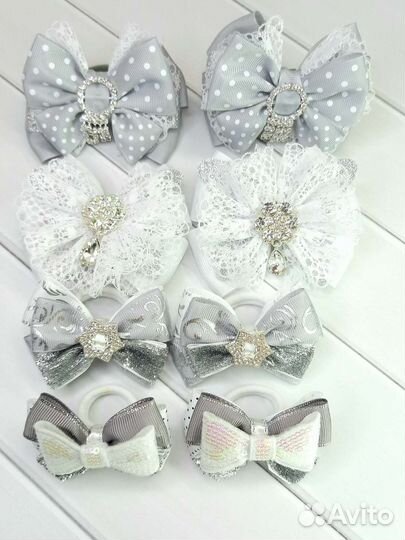 Школьные бантики ручной работы