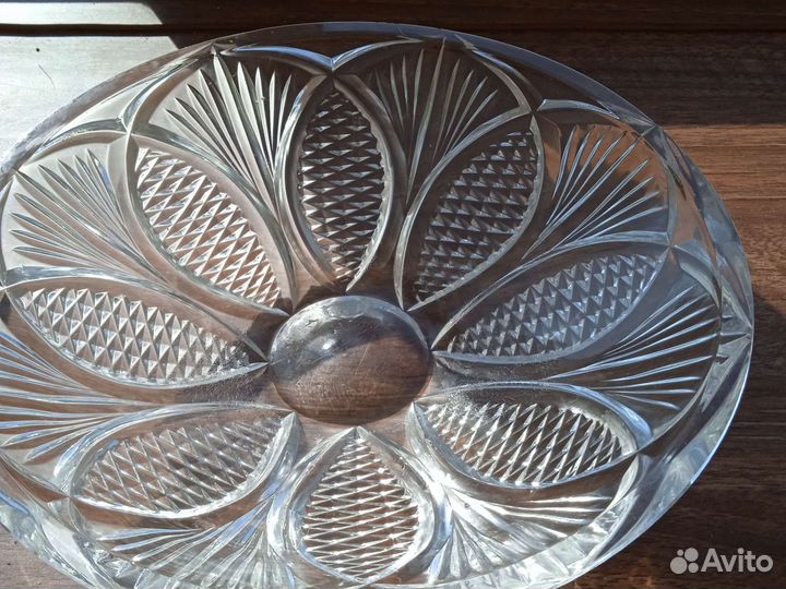 Салатник хрустальный большой