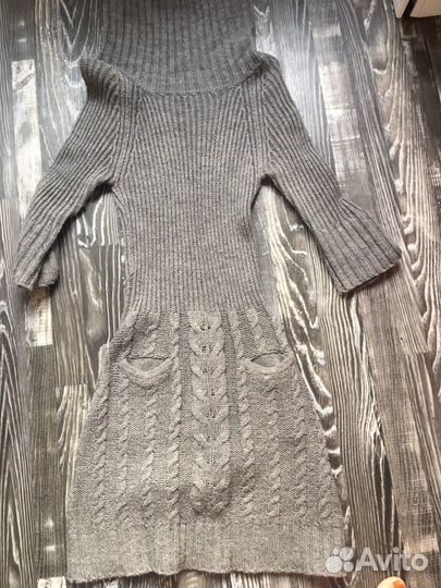 Вязанное платье