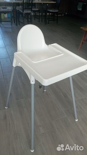 Стульчик для кормления IKEA antilop с чехлами