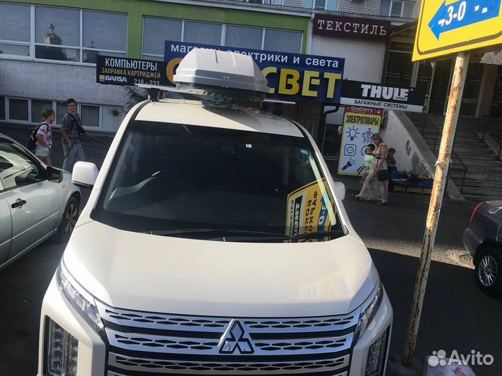Автобокс на крышу mitsubishi delica