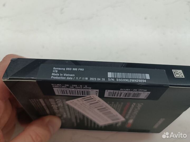 SSD Samsung 980 Pro 1Tb (новый, в упаковке)