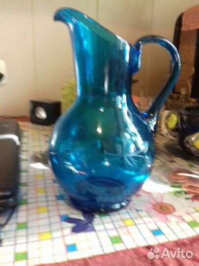 Кувшин купоросное стекло