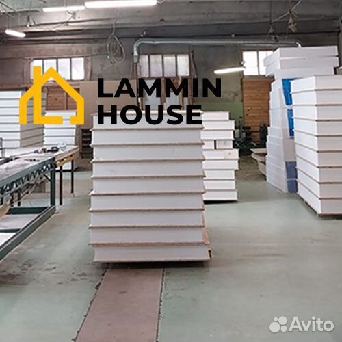 SIP панели 2500Х1250Х74 мм