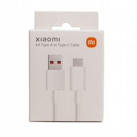 Дата-кабель Xiaomi 6A USB-A-Type-C 1м