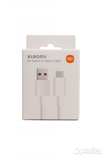 Дата-кабель Xiaomi 6A USB-A-Type-C 1м