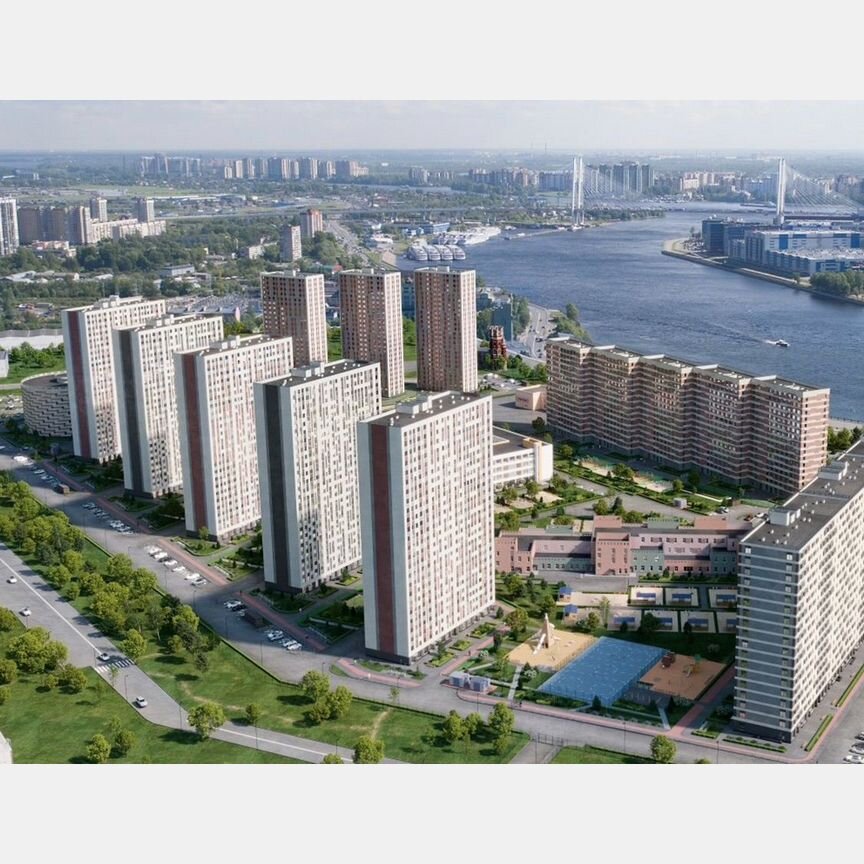 2-к. квартира, 44 м², 10/25 эт.