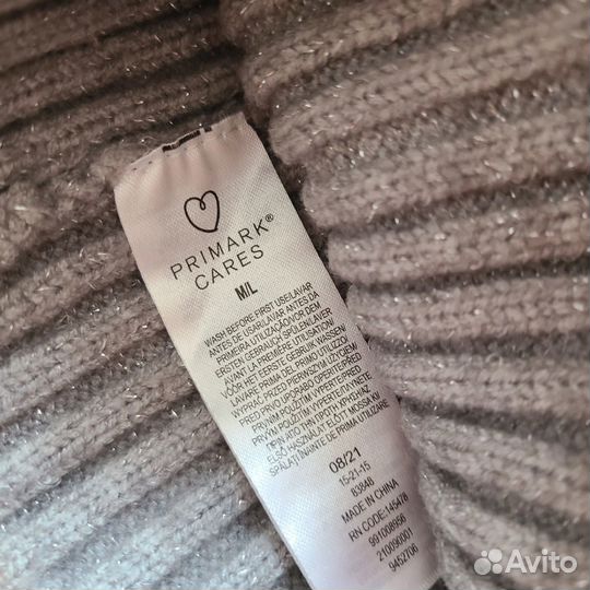 Шапка с помпоном Primark для девочки 80