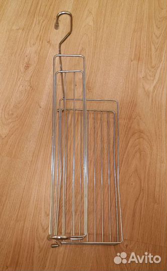 Полка универсальная двухярусная для рейлинга