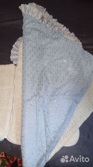 Конверт на выписку зимний из натуральной овчины