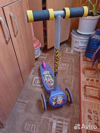 Самокат детский трехколесный