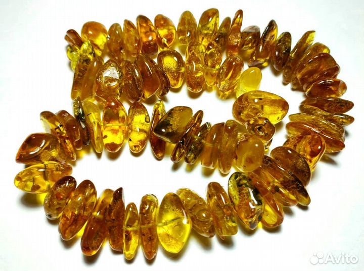 Бусы из натурального янтаря не пресс. Лечебные