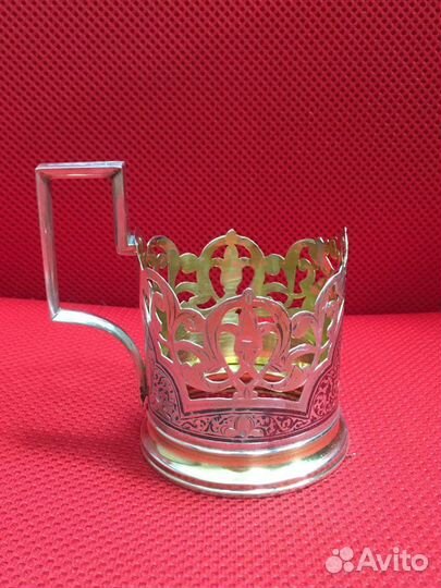 Подстаканник, серебро 875(П)