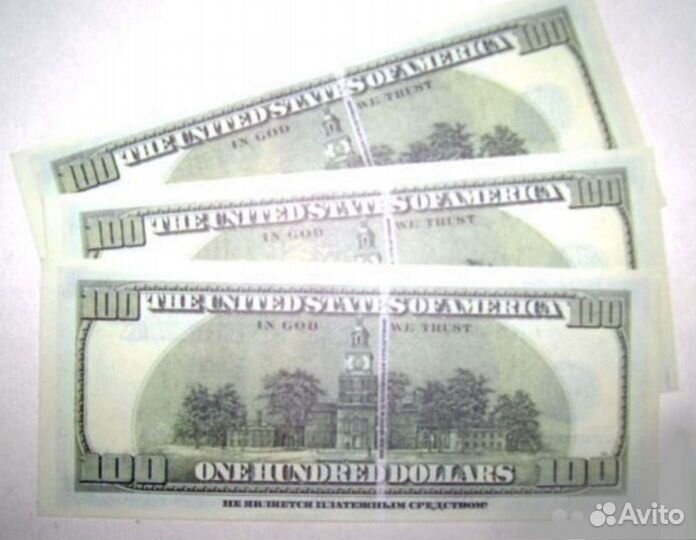 Пачка долларов 100, сувенир прикол