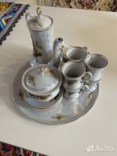 Сервиз кофейный фарфор