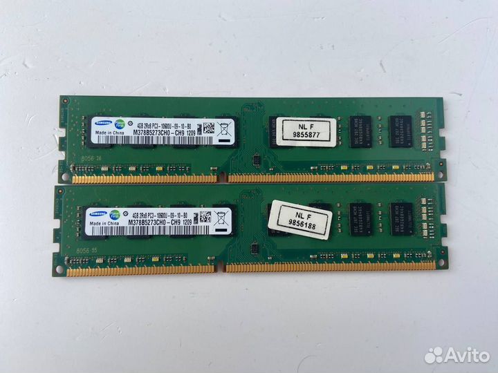 8GB (4GB x2) DDR3 Samsung 1600 MHz