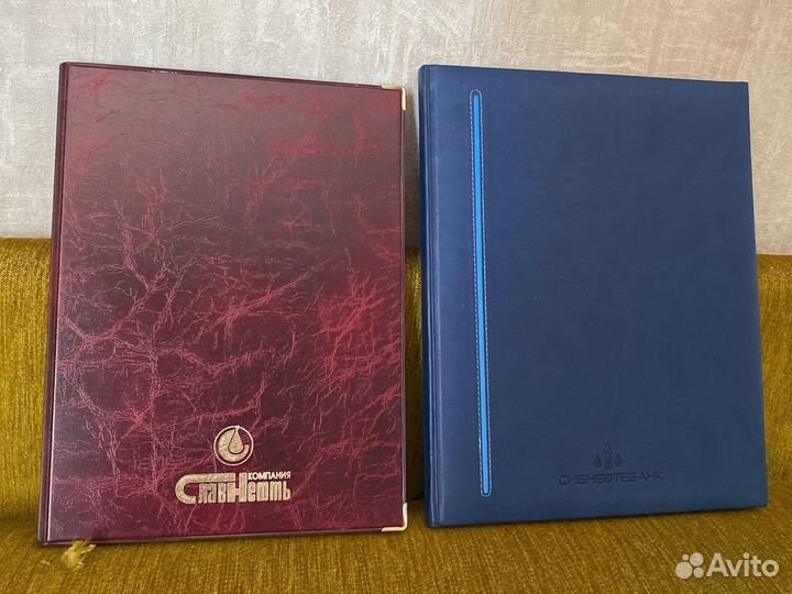 Еженедельник/ ежедневник кожаный сибнефтебанк