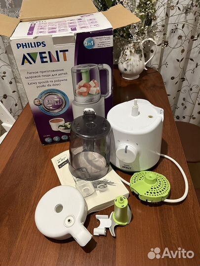 Пароварка-блендер 2 в 1 philips avent