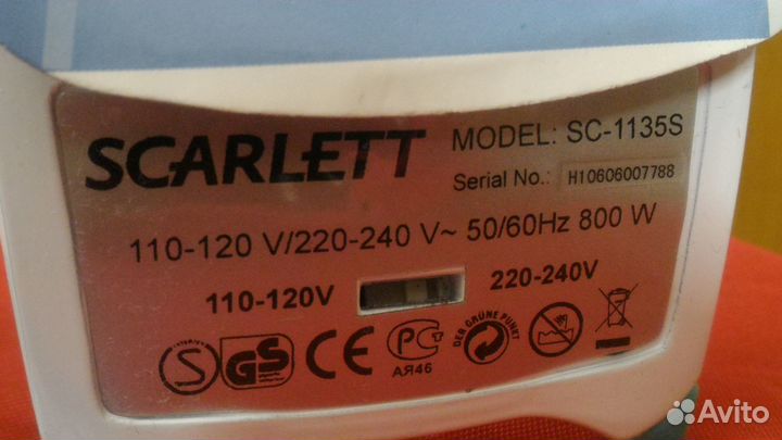 Новый дорожный утюг Scarlett