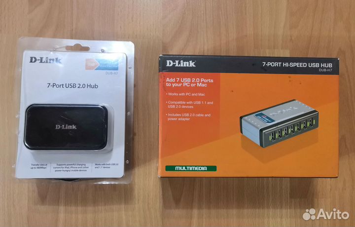 USB-разветвитель D-Link DUB-H7 (7 портов)