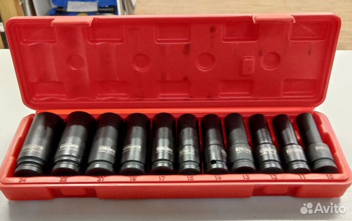 Набор головок ударных высоких 11 пр