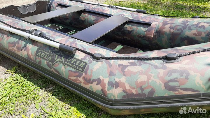 Лодка надувная Аквастар Т320 до 360кг мест 3+1 хак