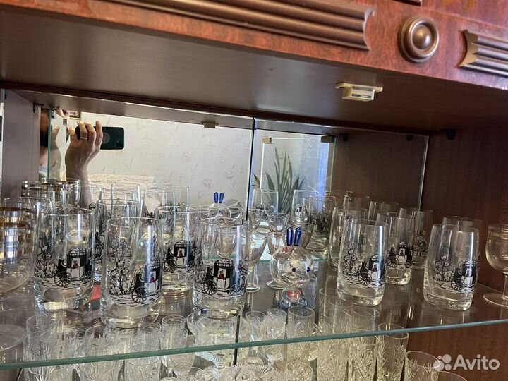 Набор посуды хрусталь СССР