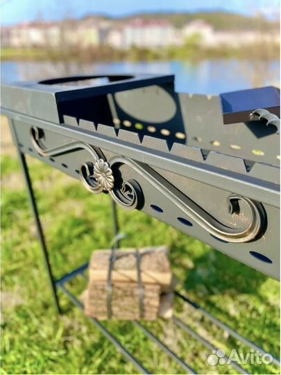 Мангал с подставкой под казан / Вип качество