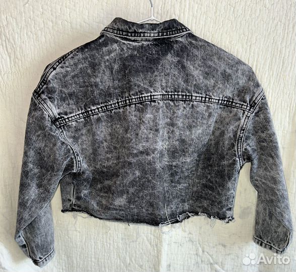 Джинсовая куртка для девочки 128 см