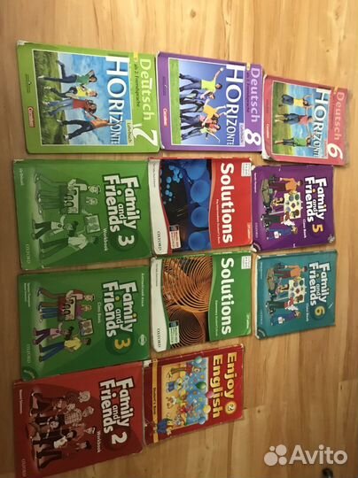 Учебники иностранных языков, 15 шт