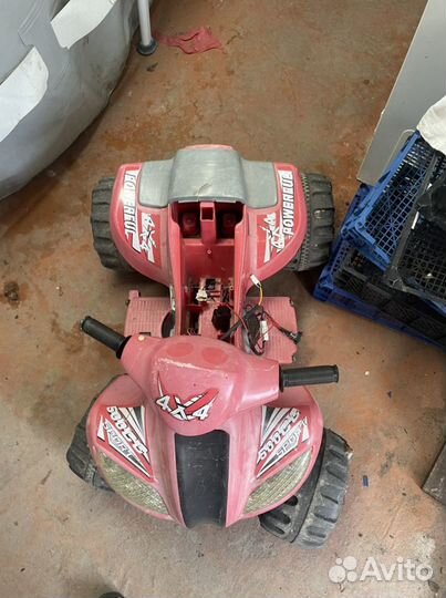 Электроквадроцикл на Запчасти